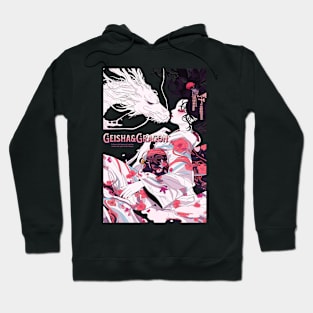 Geisha and Dragon 7006 Hoodie